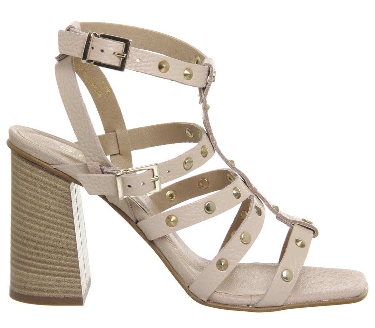 thamar crystal strappy block heel