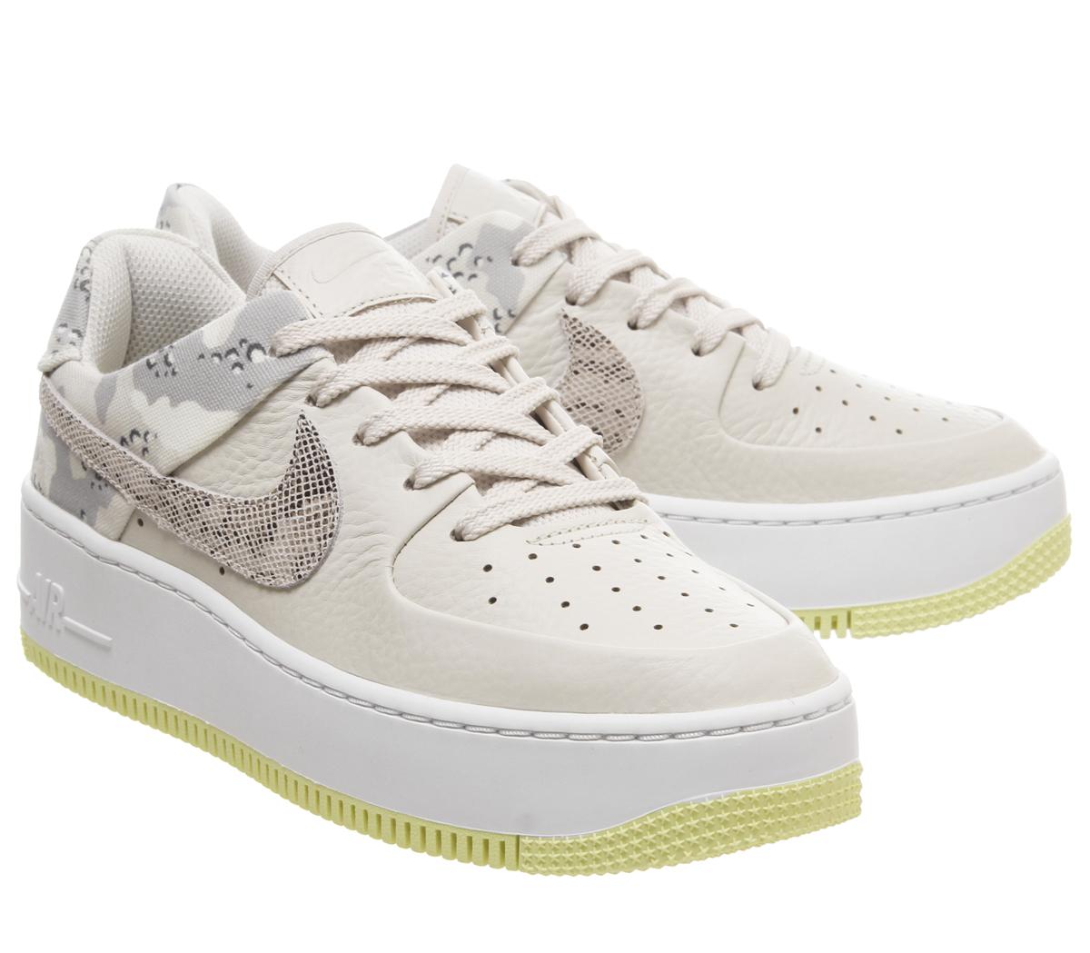 nike snake print air force sage trainers