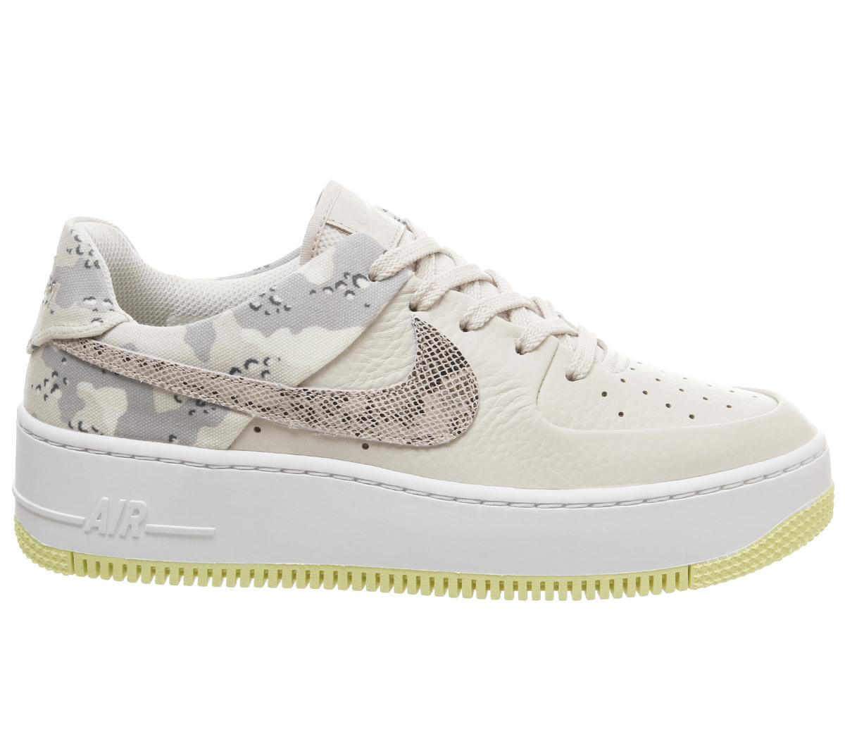 nike snake print air force sage trainers
