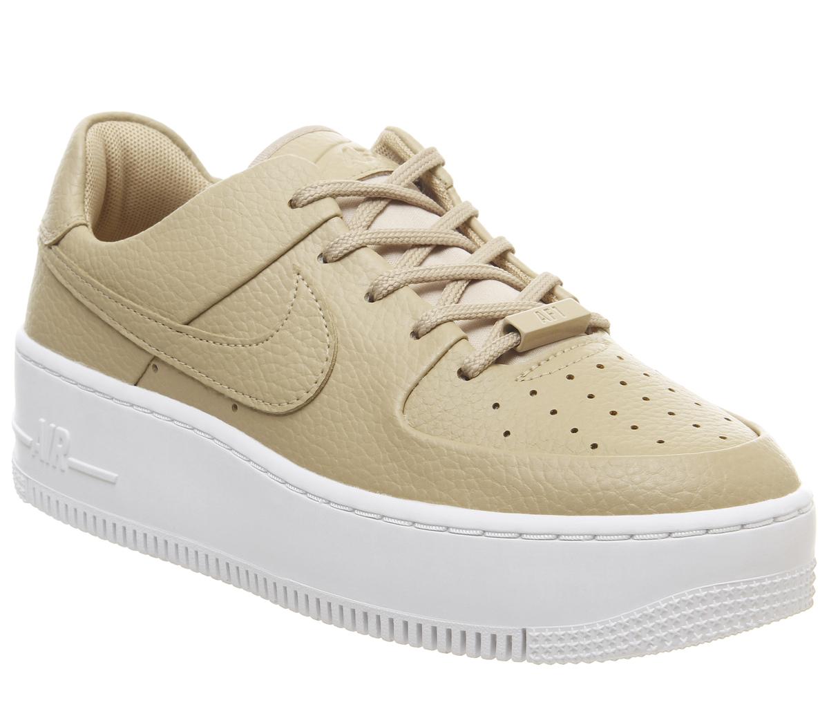 Nike Air Force 1 Sage Trainers Desert 