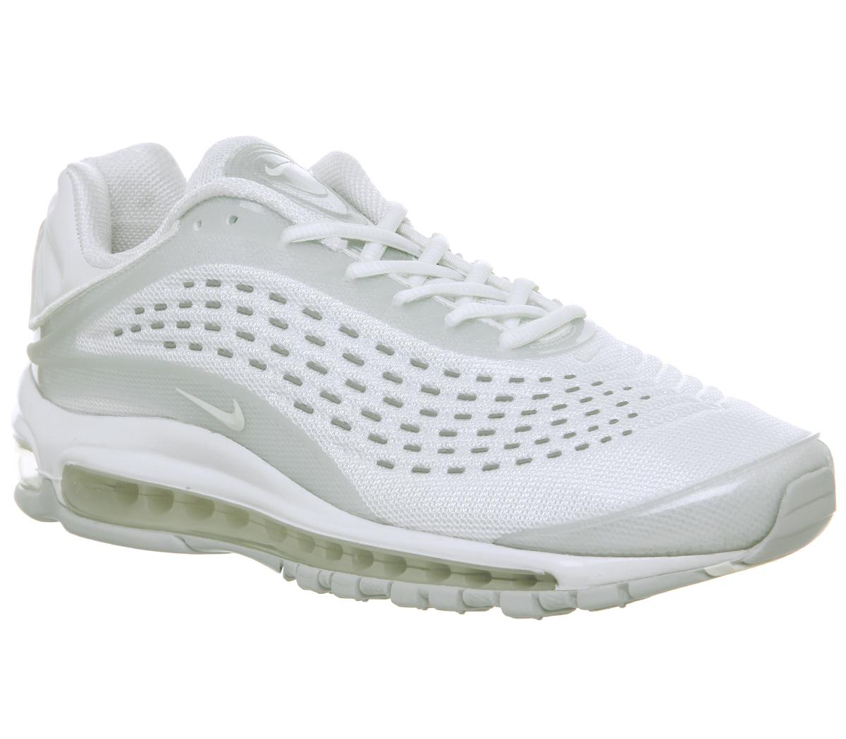 air max deluxe all white