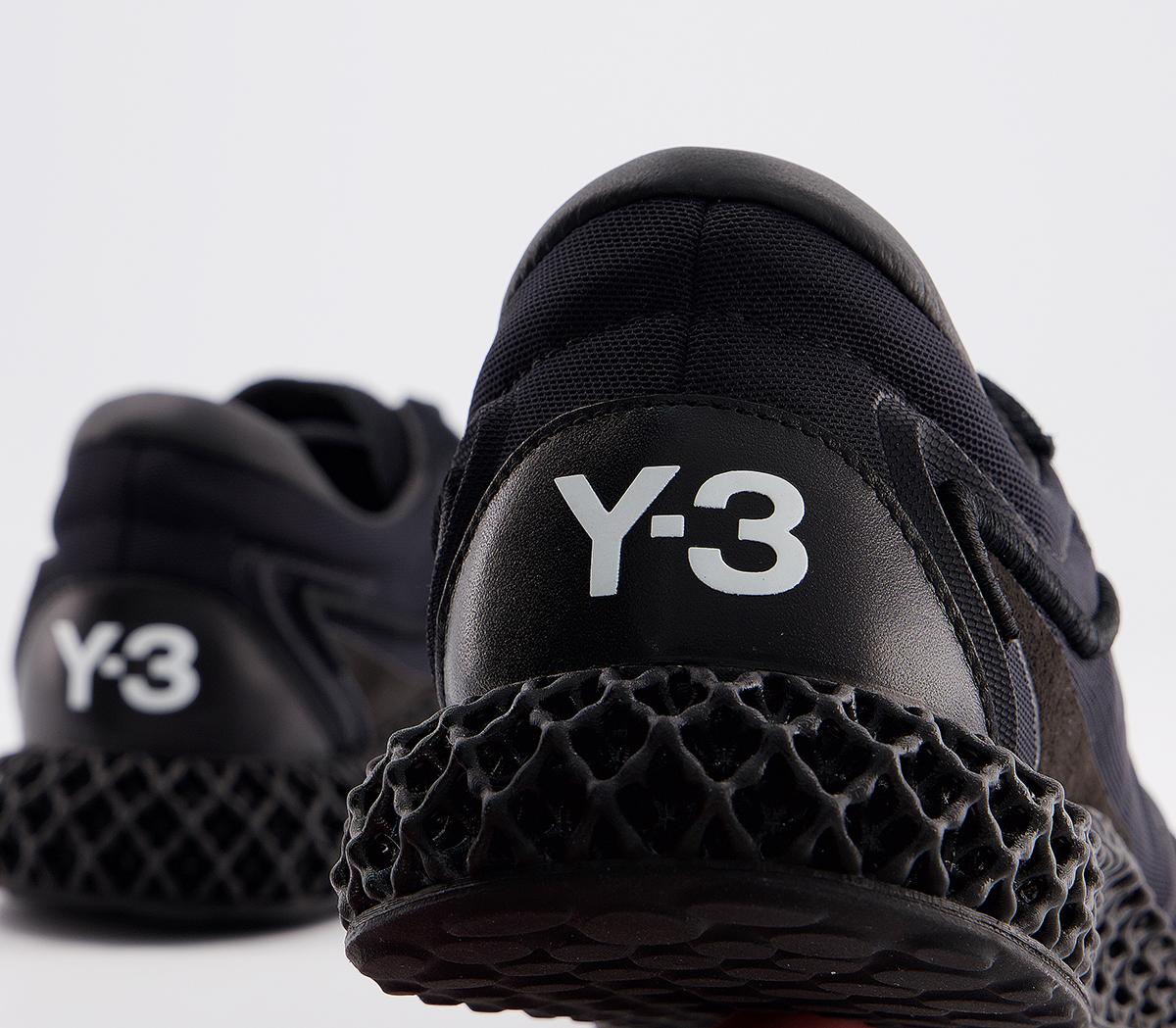 adidas Y3 Y3 Runner 4d Trainers Black White - His trainers