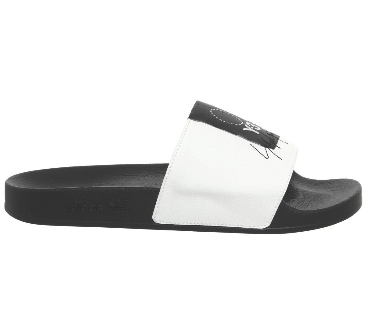 y3 leather slides