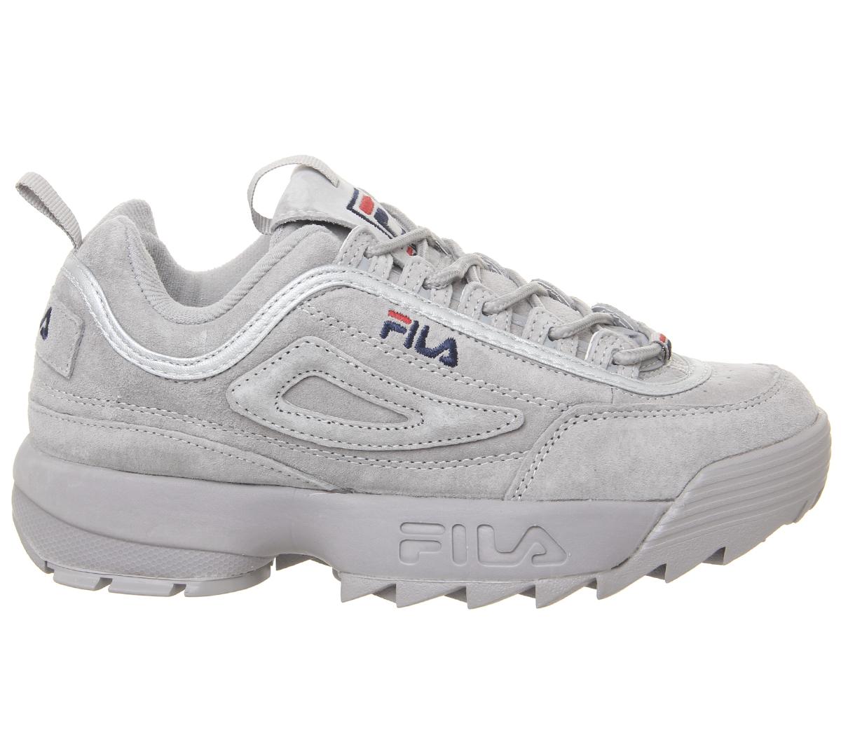 fila trainers red