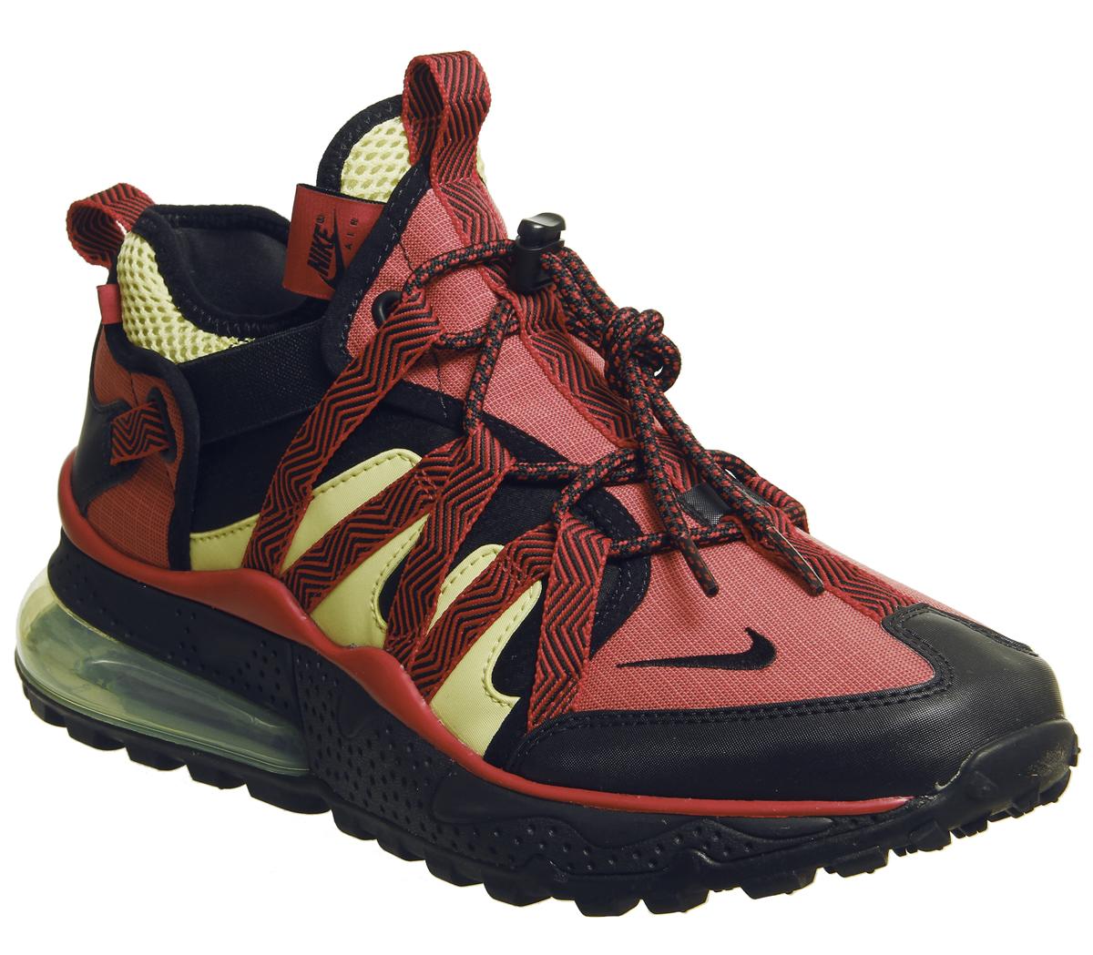 nike air max 270 bowfin black university red & zitron