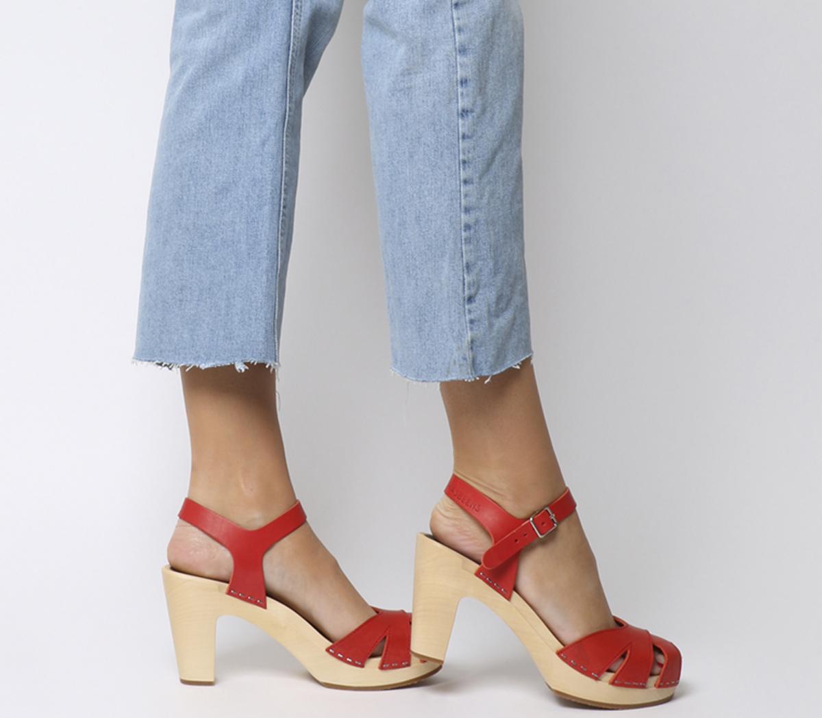 swedish hasbeens peep toe