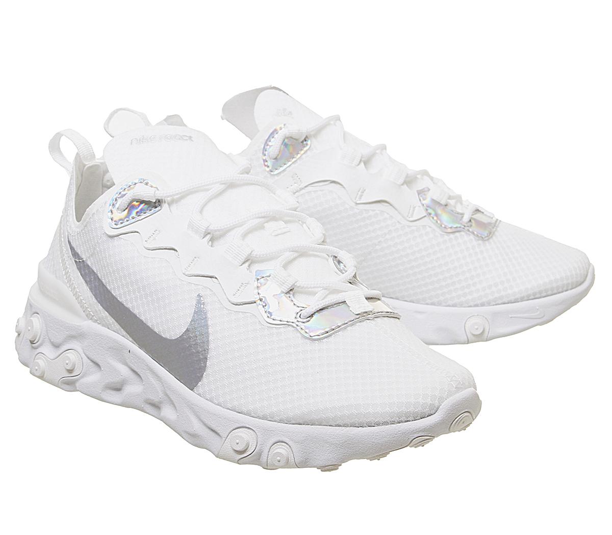 white nike element react