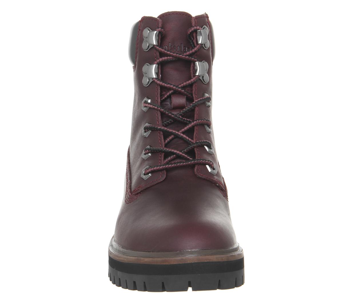 timberland london square port leather 6 inch ankle boots