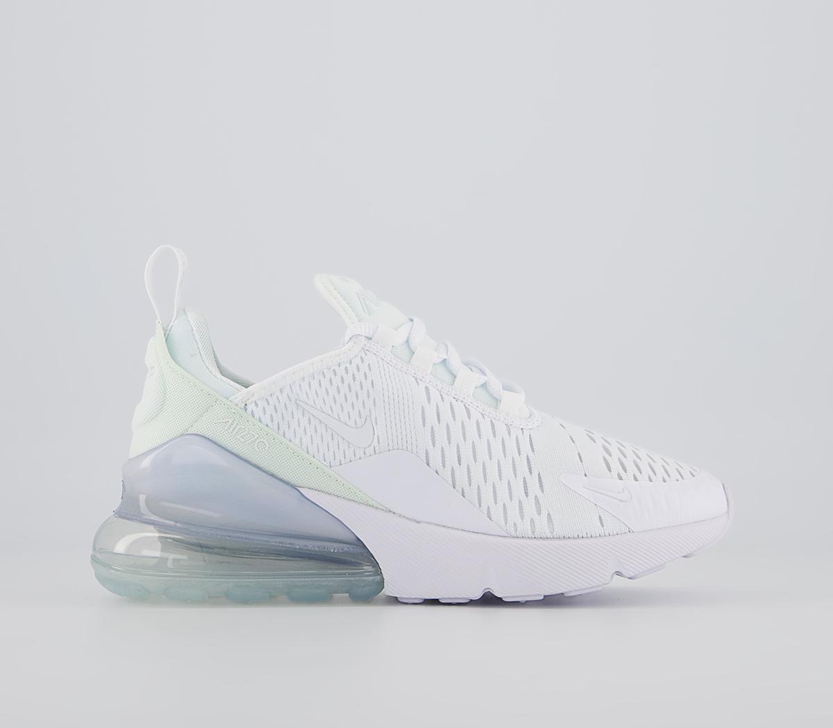 nike air max 270 white metallic silver womens