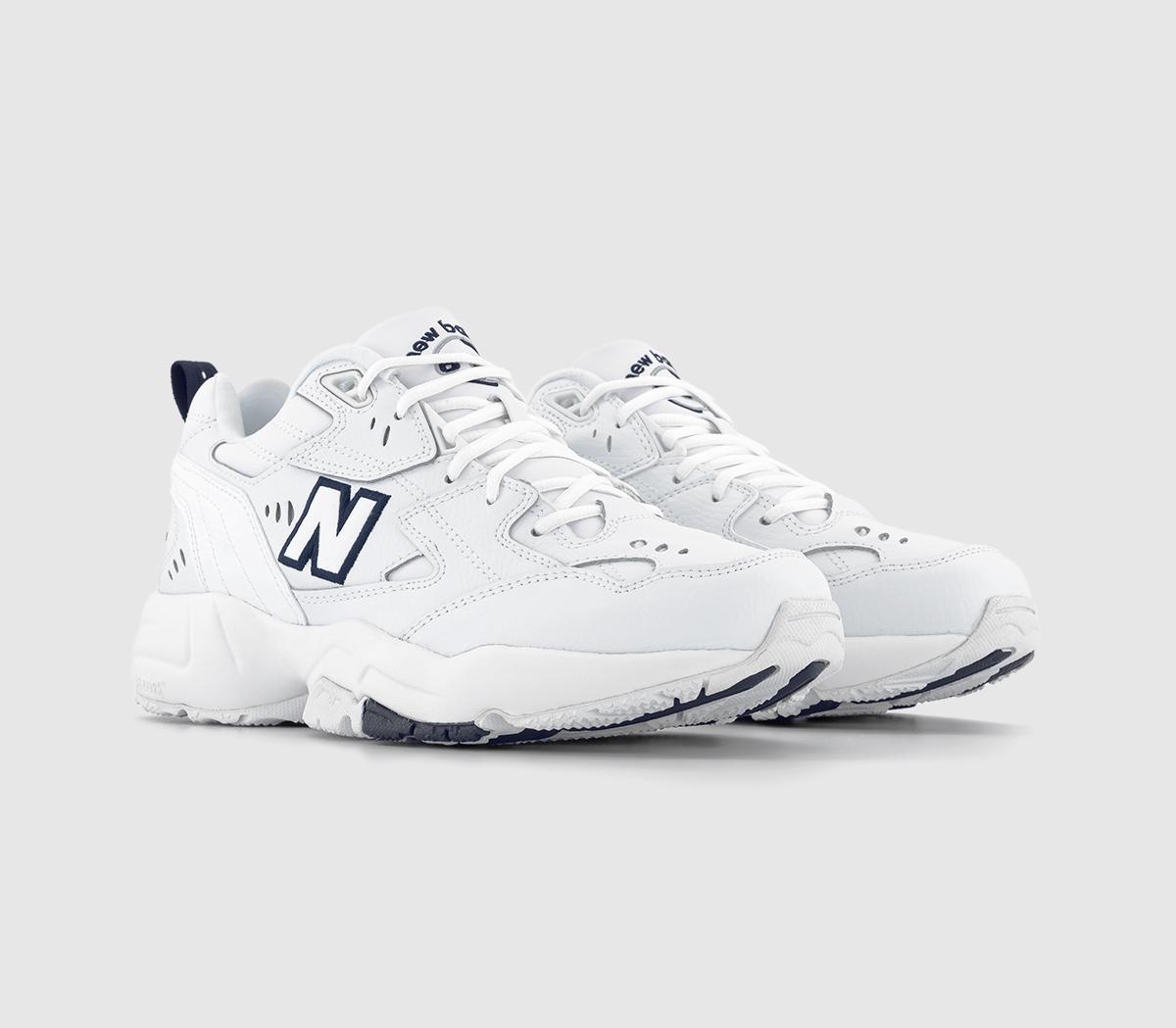 New Balance 608 Trainers White Navy His trainers