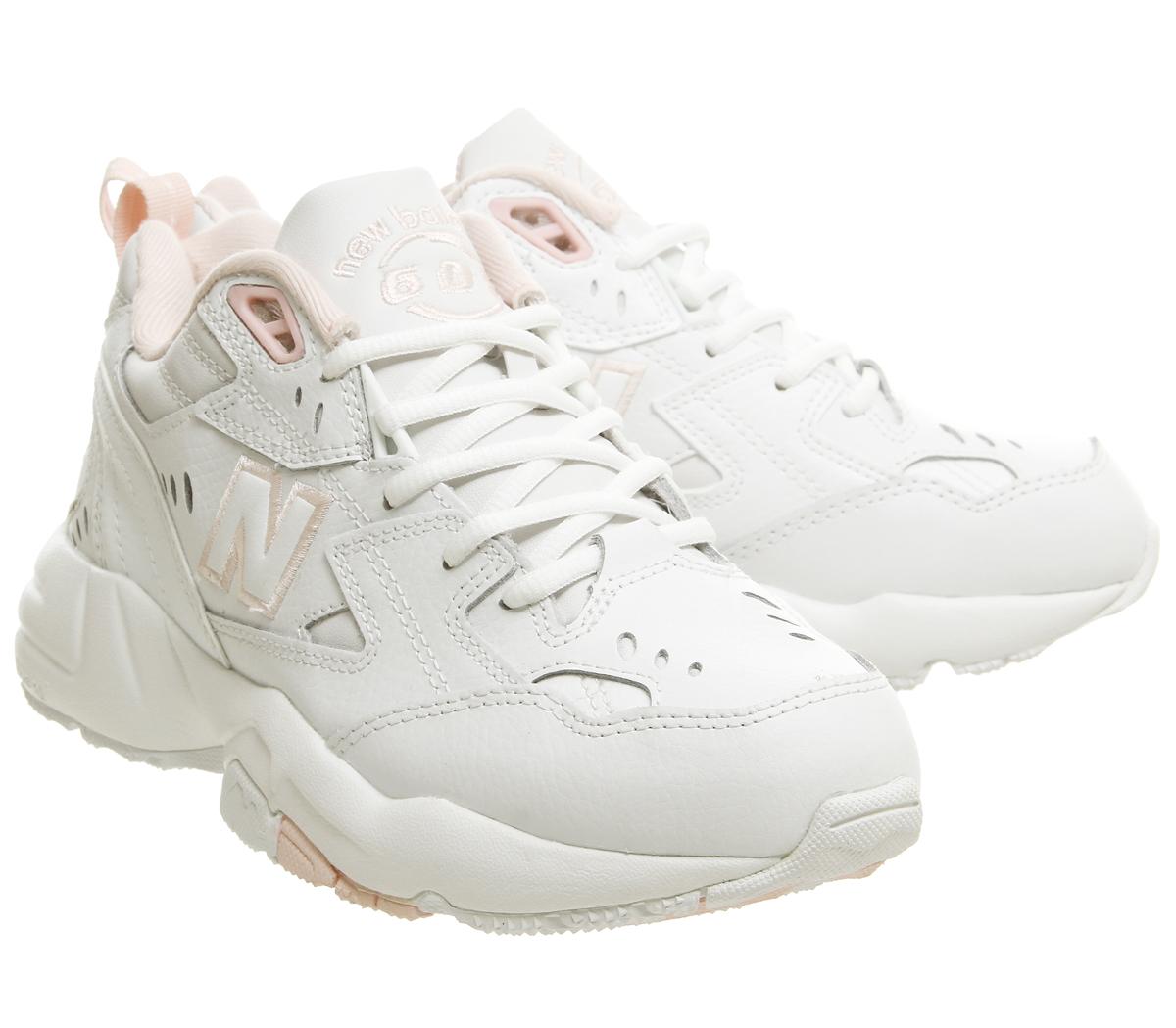 new balance 608 trainers cream pink