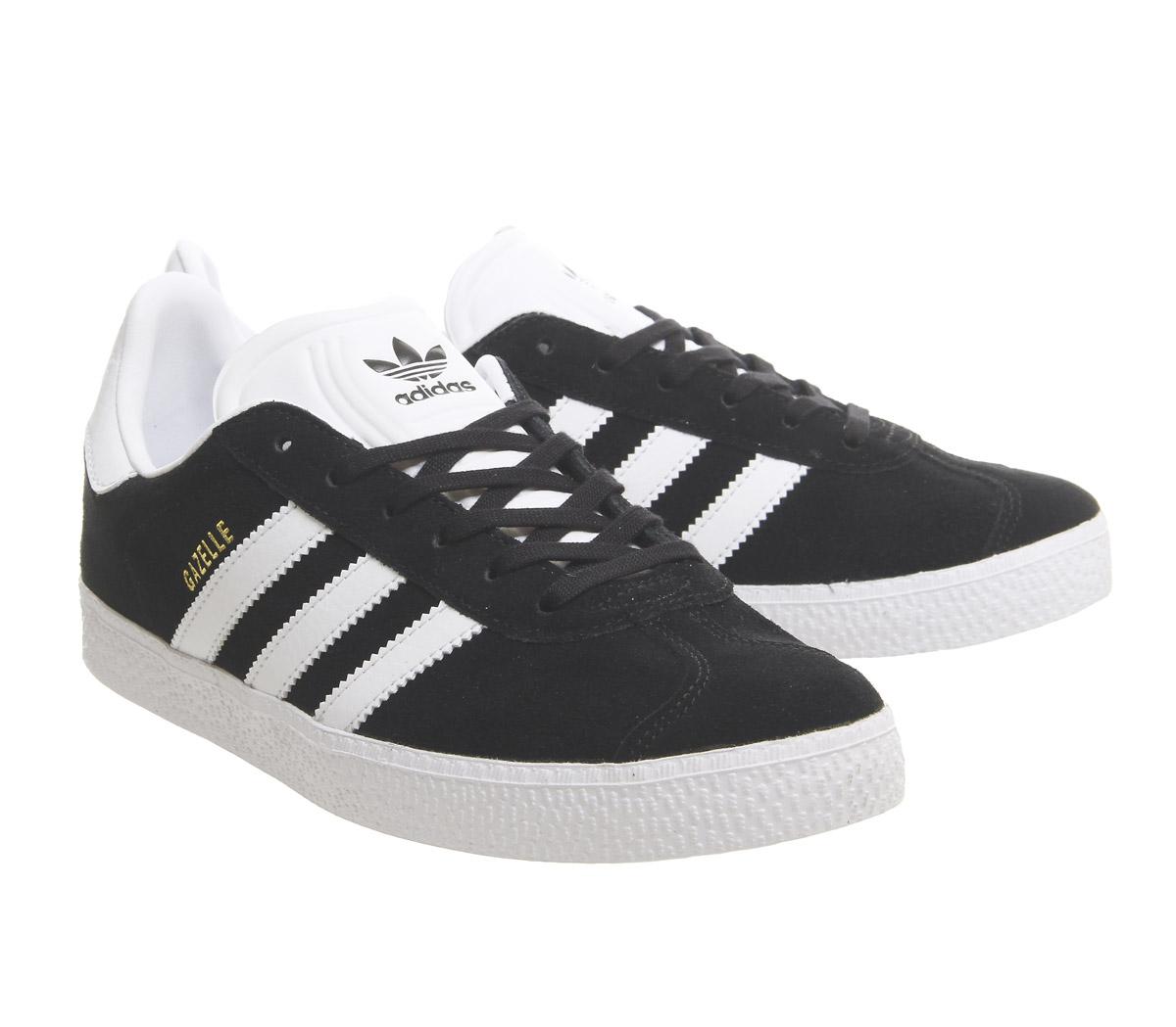 adidas Gazelle Jnr Trainers Core Black - Hers trainers