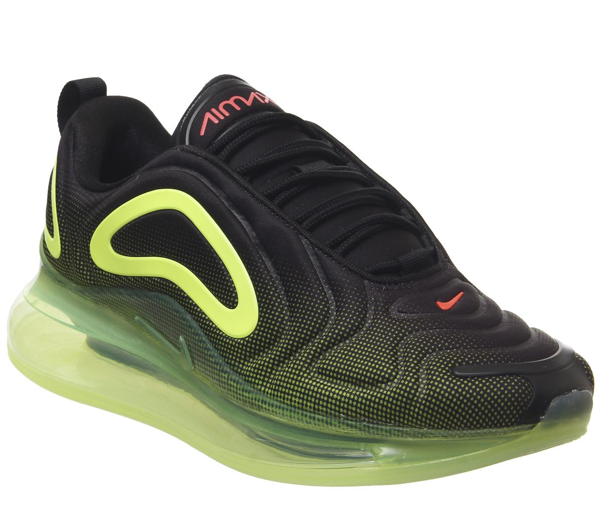 nike air max 720 trainers in black
