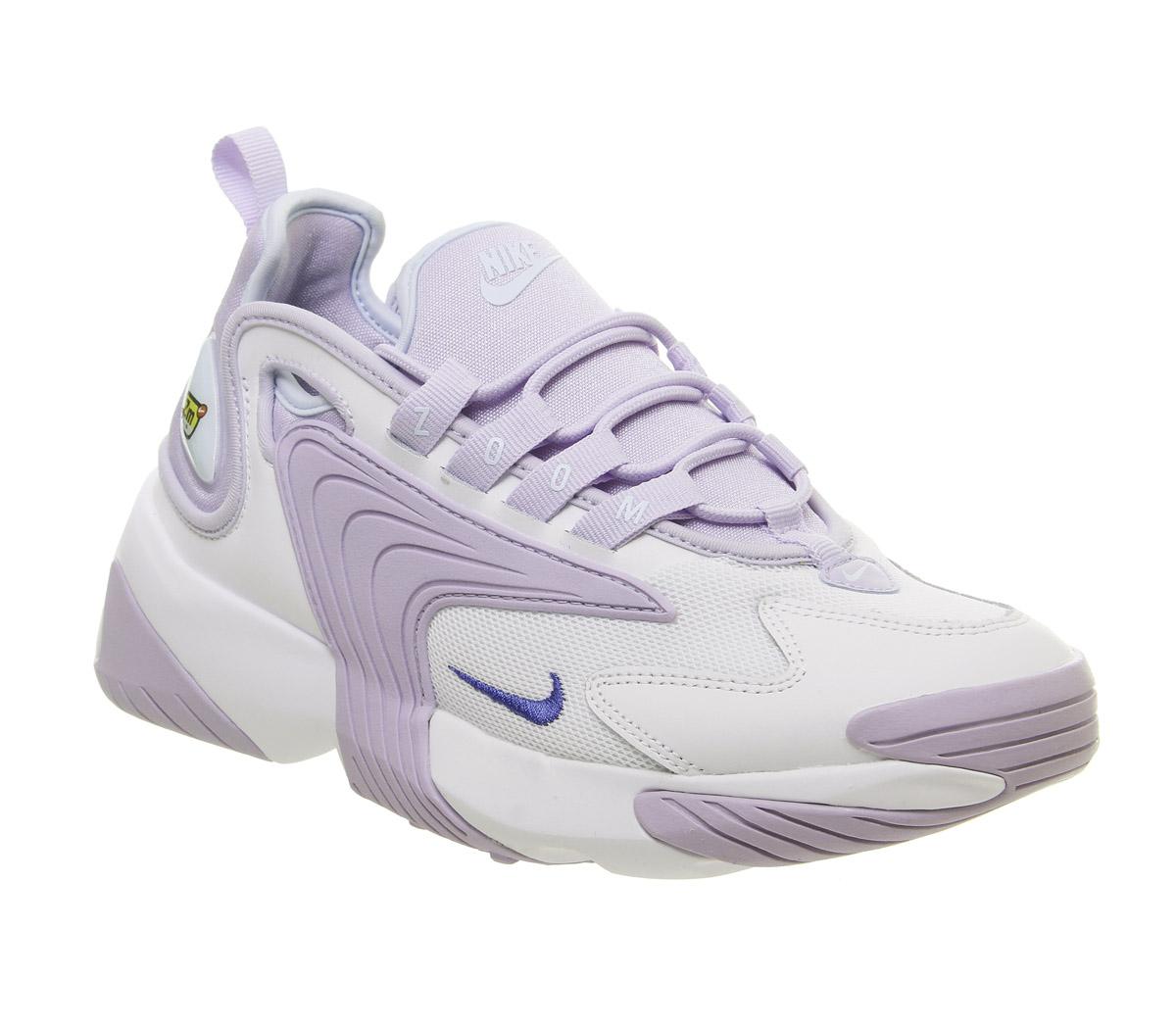 Nike Zoom 2k Trainers White Sapphire Oxygen Purple Teal F - Hers trainers