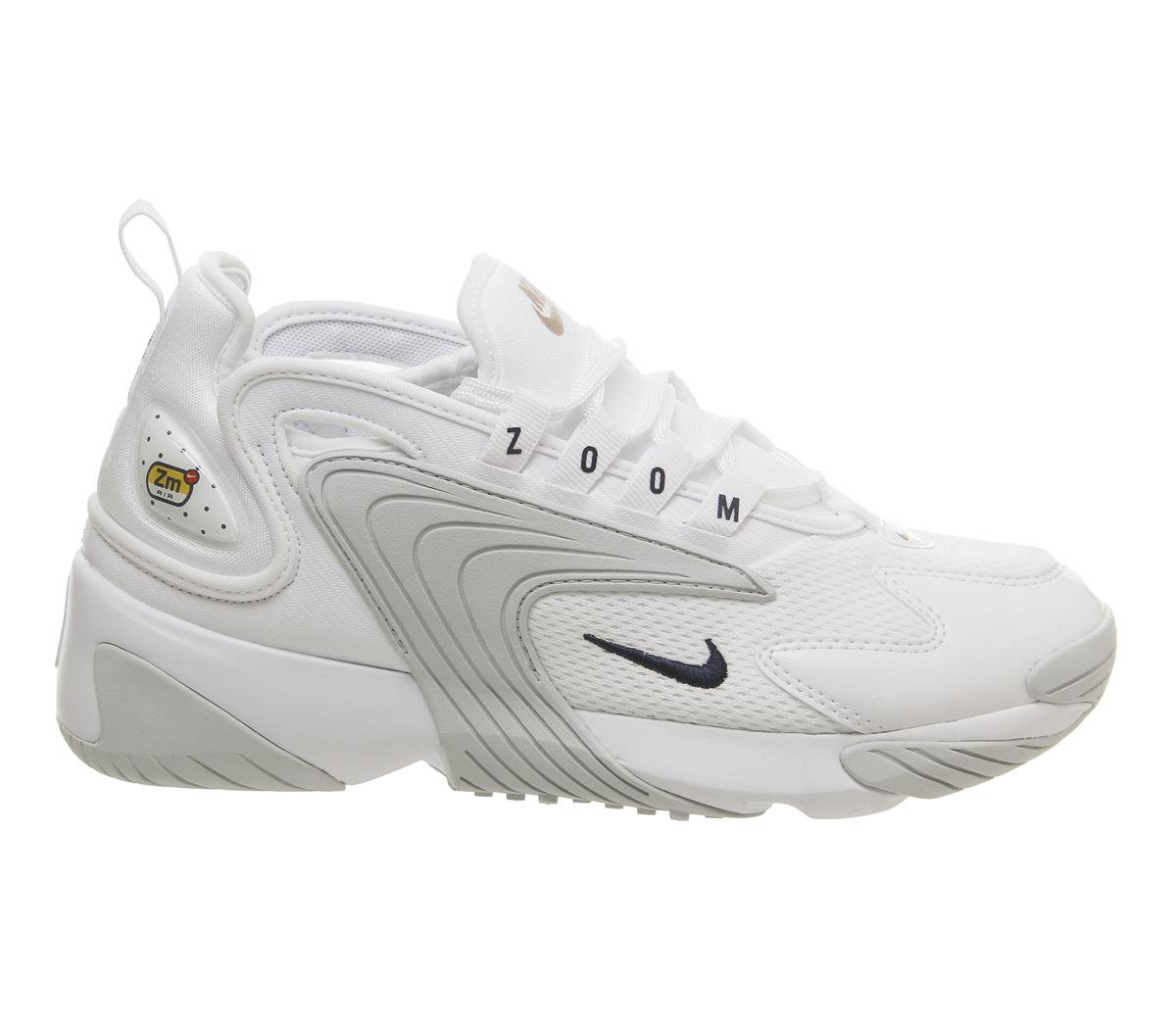 nike zoom 2k white midnight