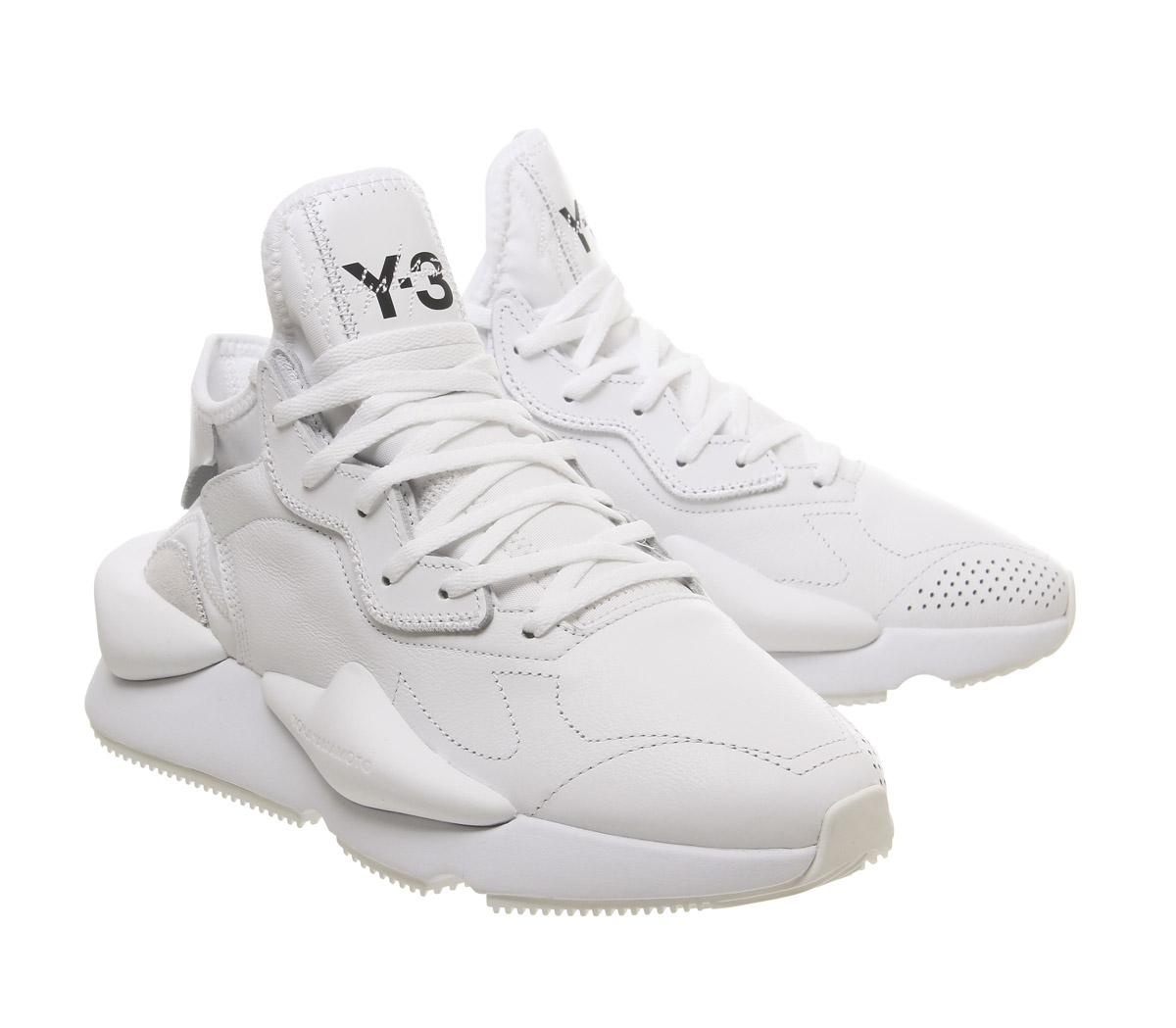 adidas Y3 Y3 Kaiwa Trainers White Leather - His trainers