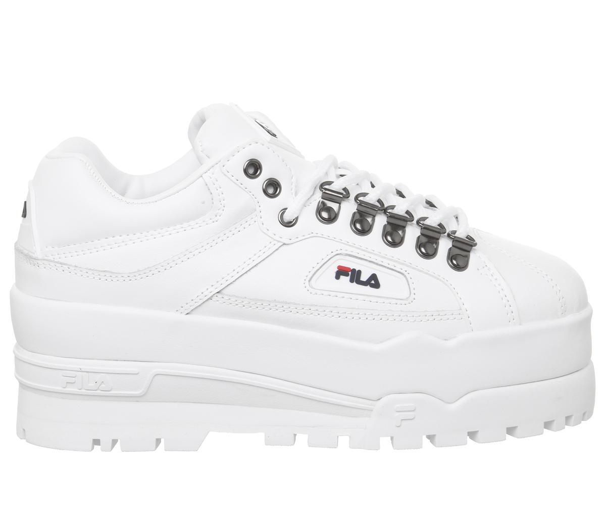 fila trailblazer wedge white