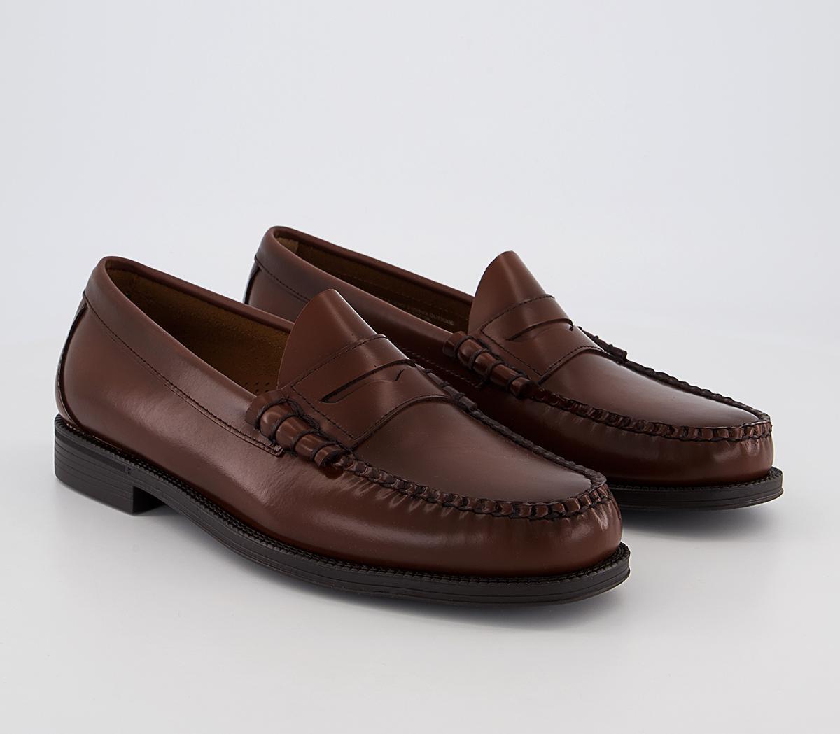 G.H Bass & Co Easy Weejun Penny Loafers Mid Brown - Men’s Smart Shoes