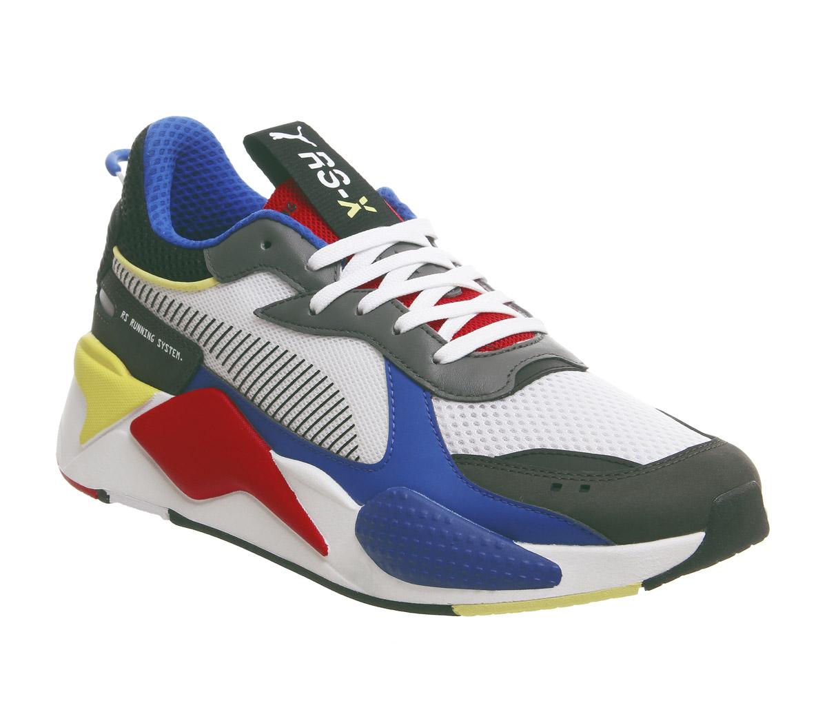 Puma Rs X Toys Trainers Puma White Royal High Risk Red His Trainers