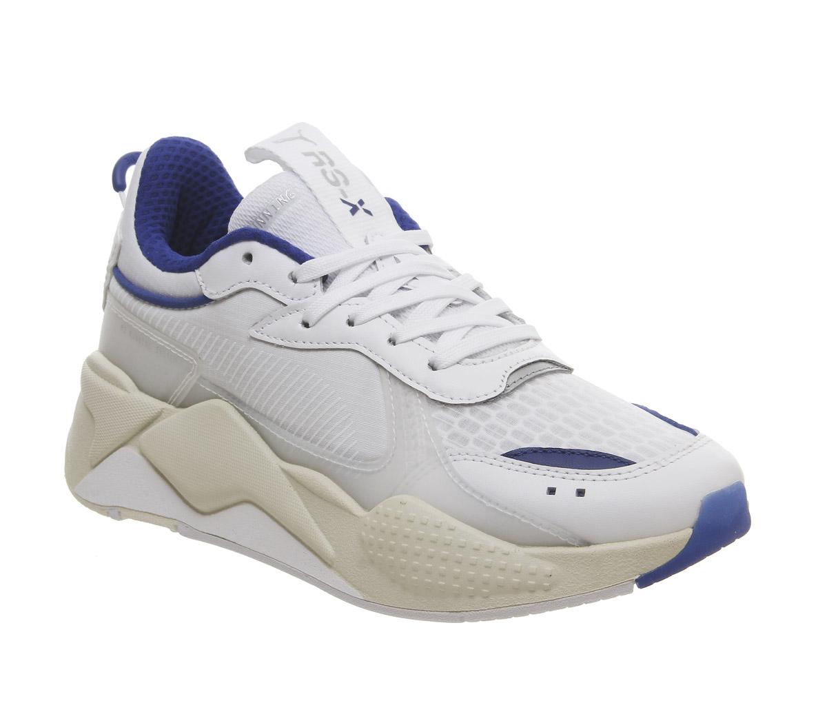 Puma Rs X Tech Trainers White White Blue Hers Trainers