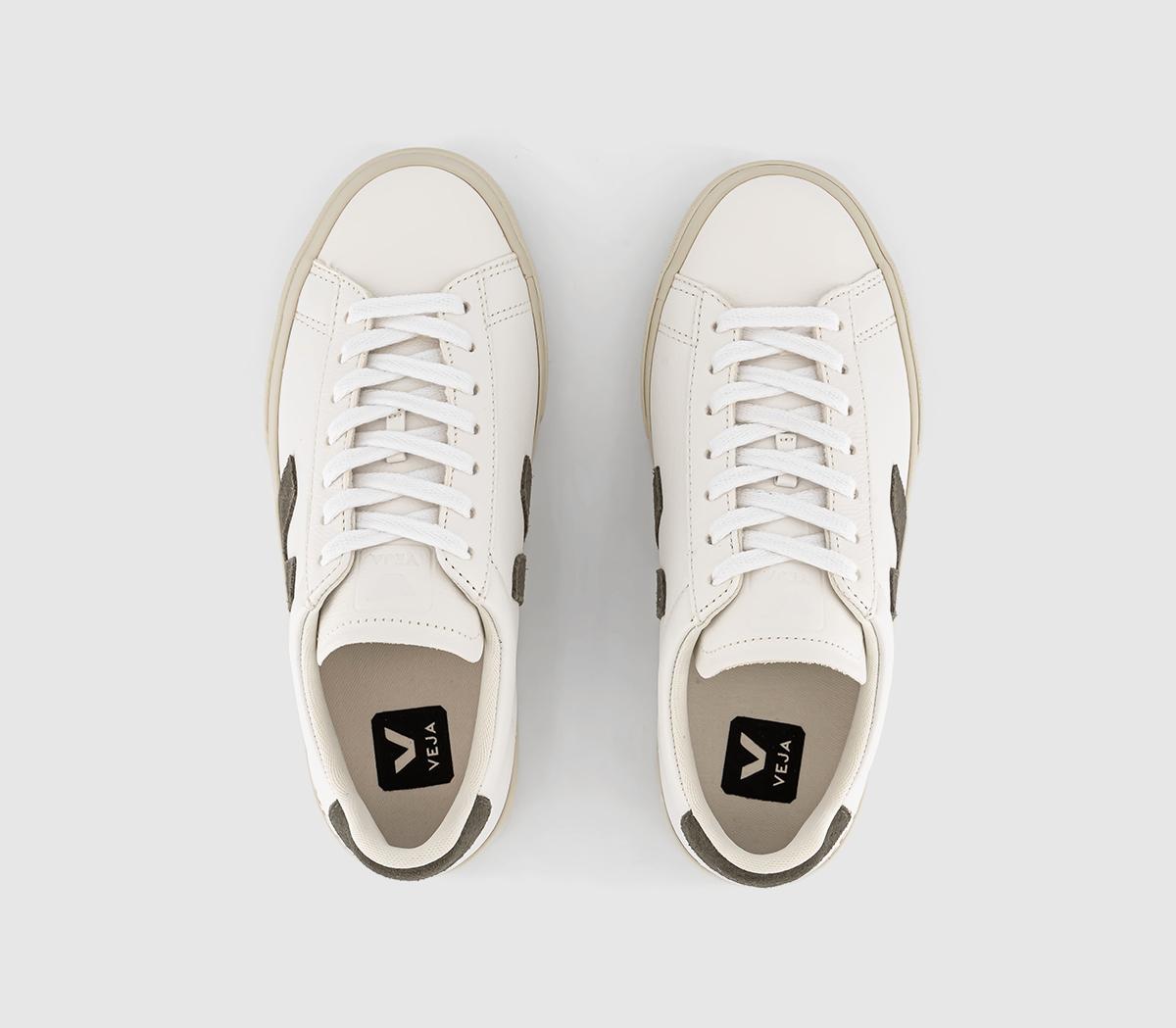 Veja Campo Trainers White Khaki F - Hers trainers