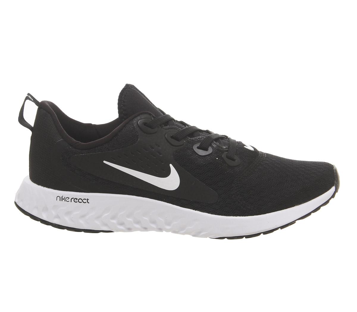 black nike legend react