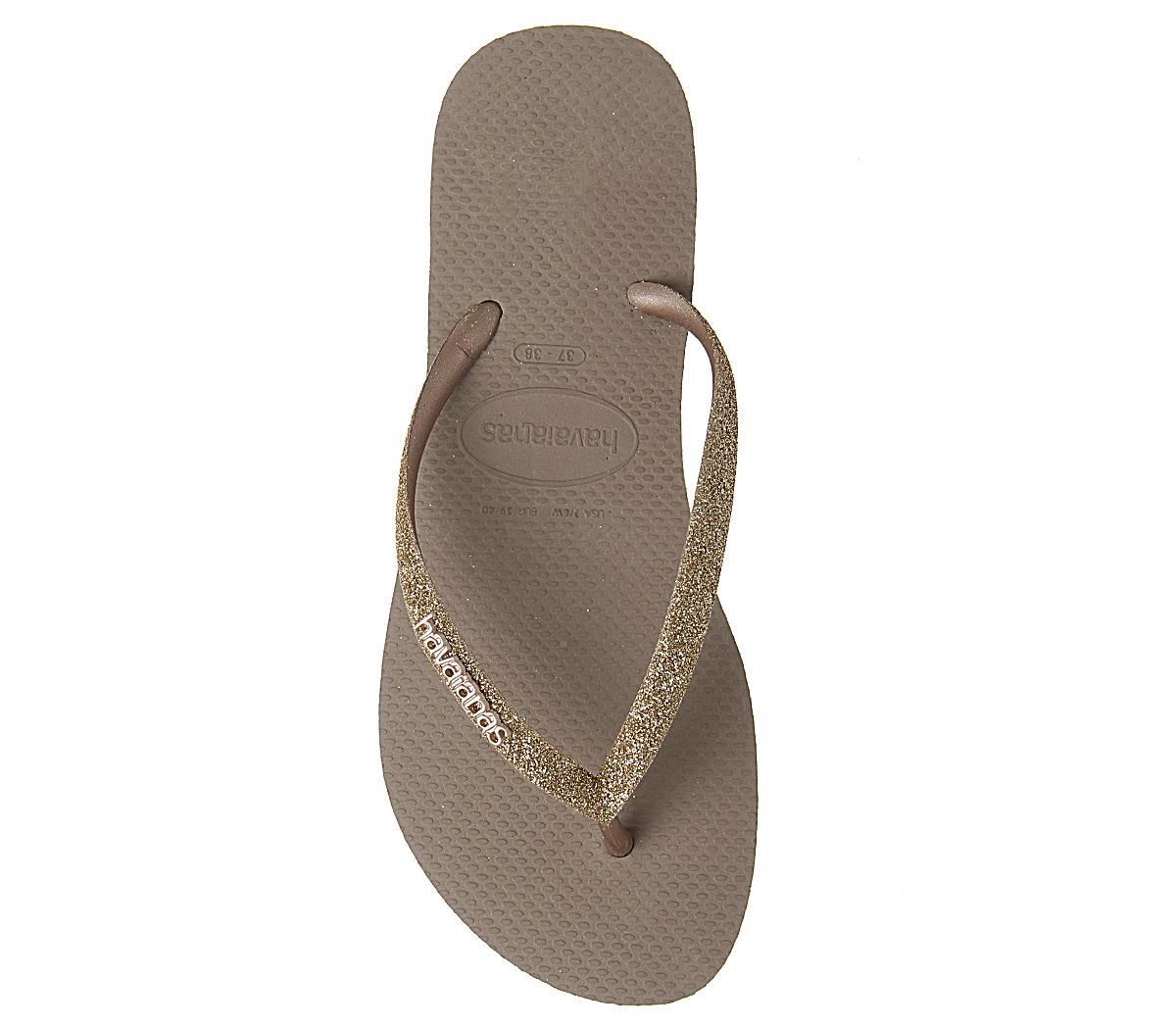 havaianas glitter strap