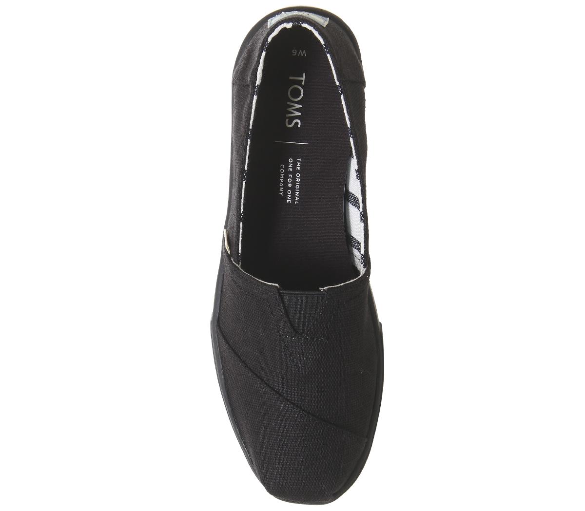 black on black cupsole alpargata