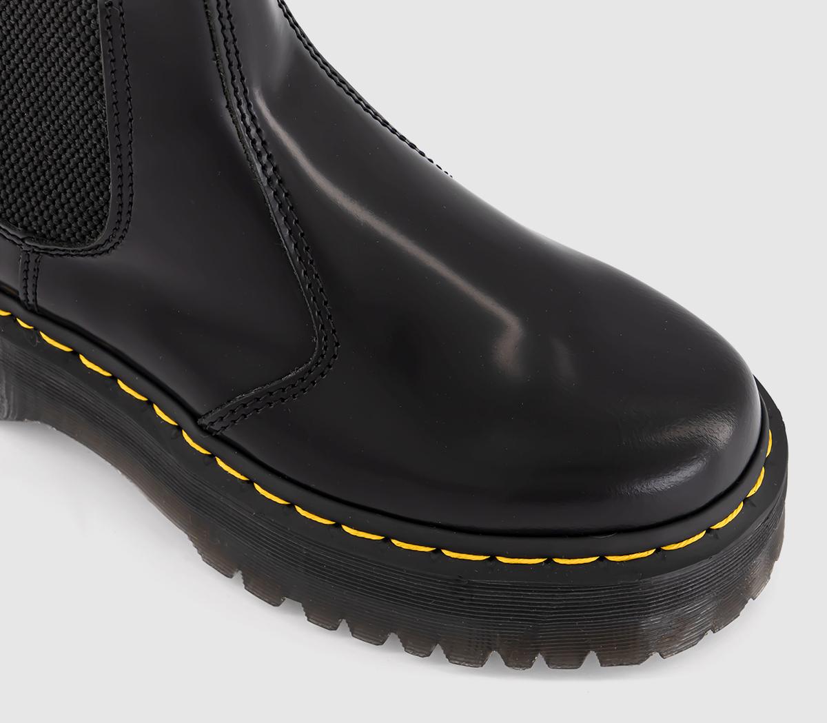 Dr. Martens 2976 Quad Chelsea Boots Black Leather - Ankle Boots