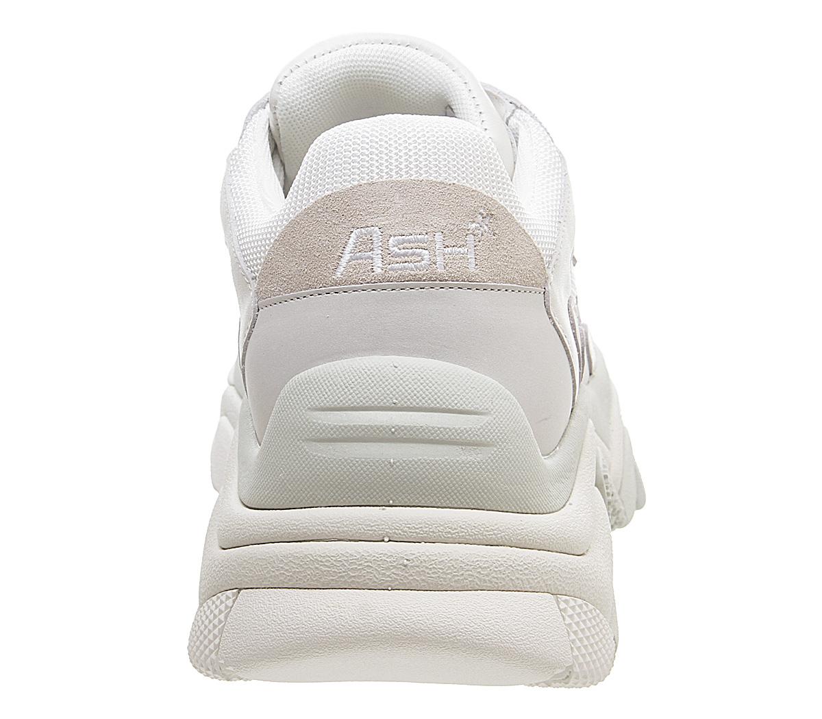 ash addict trainers white