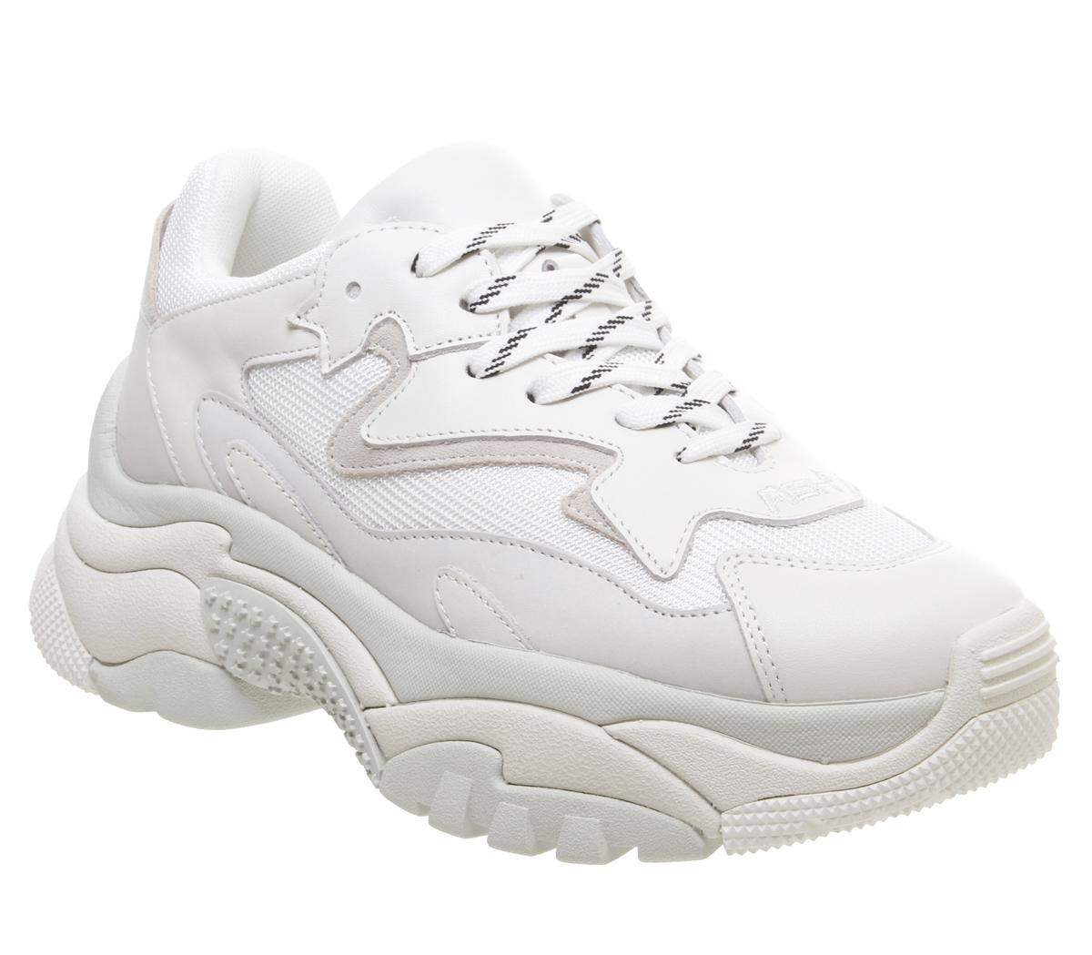 ash addict trainers white