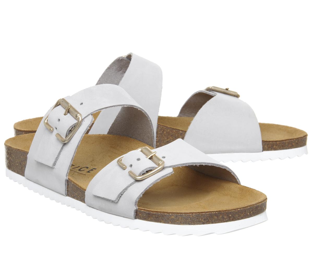 target double buckle sandals