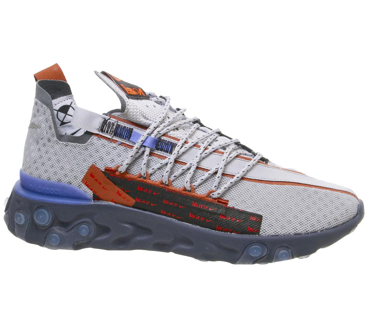 nike react runner ispa wolf grey mens