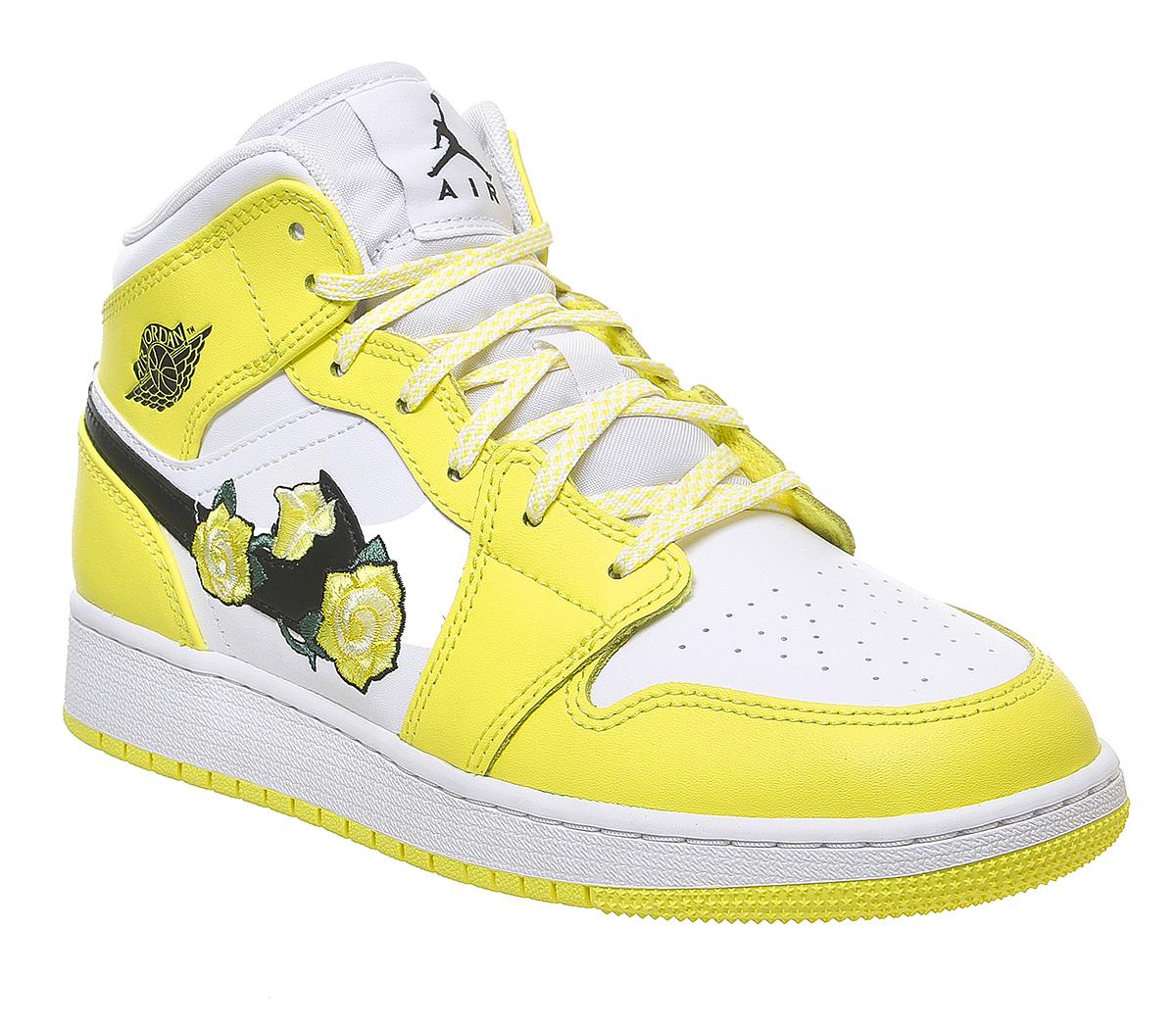 women's yellow jordan 1