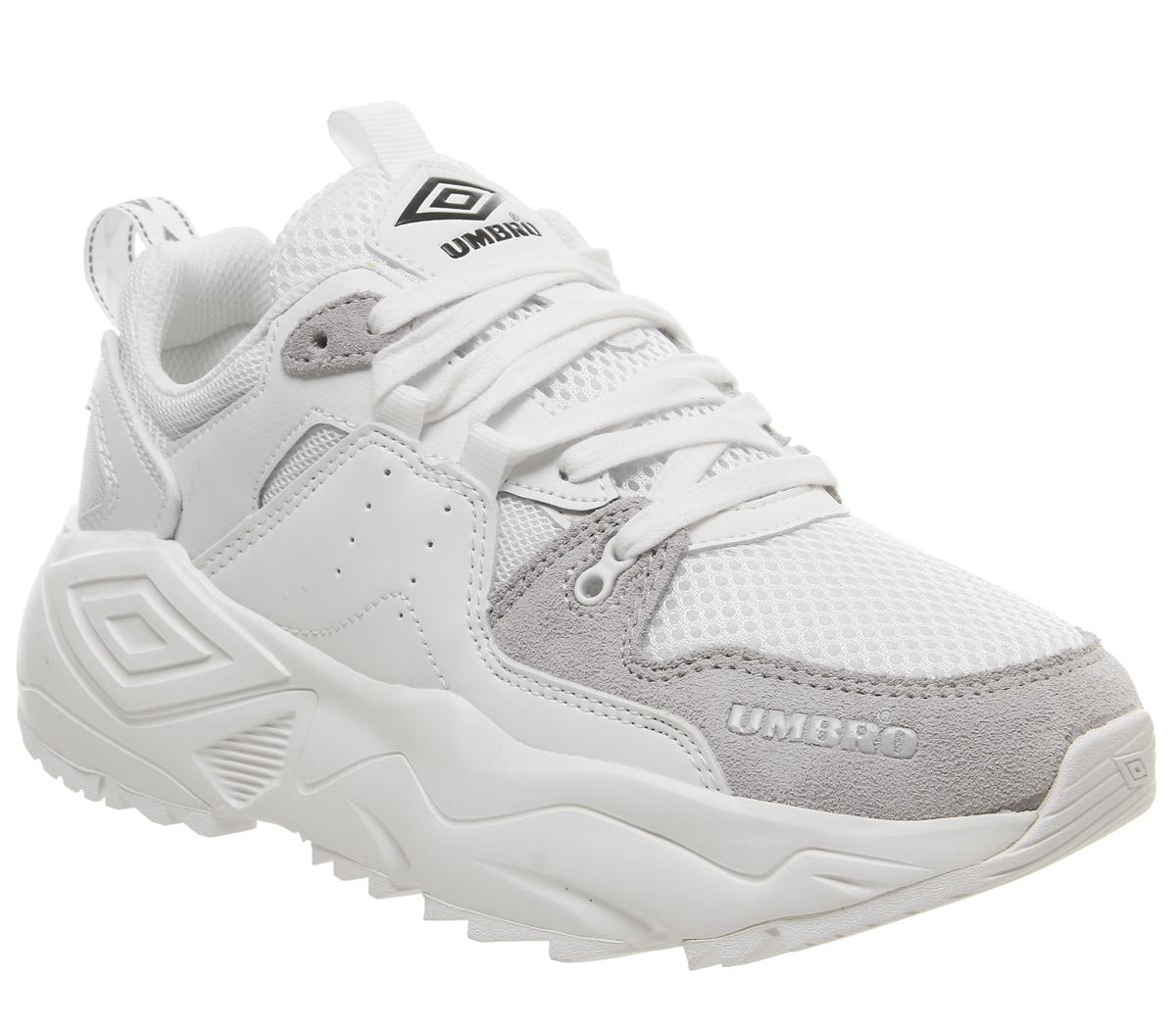 white umbro trainers
