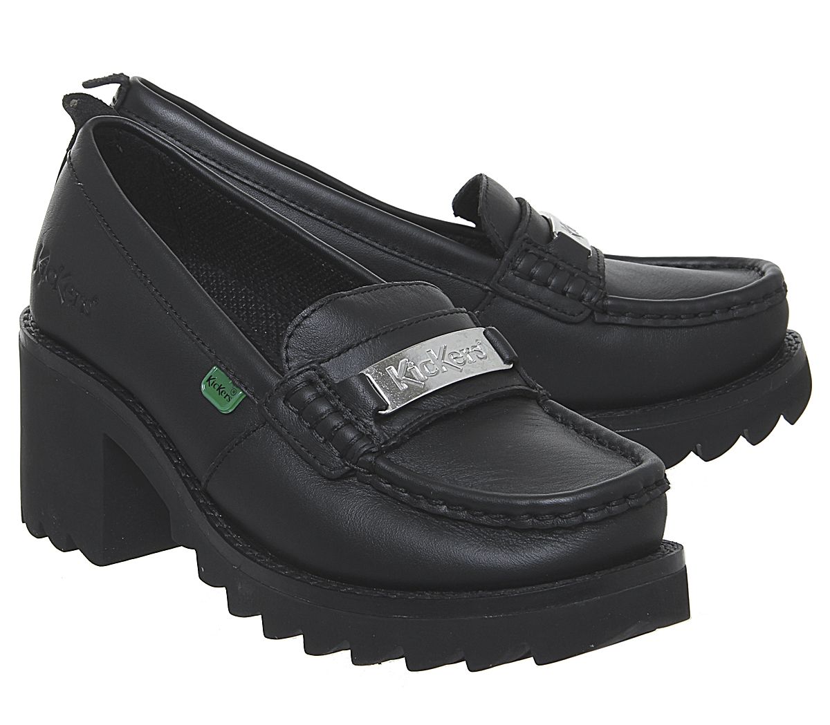 Kickers Klio Loafers Black - Flat Shoes for Women