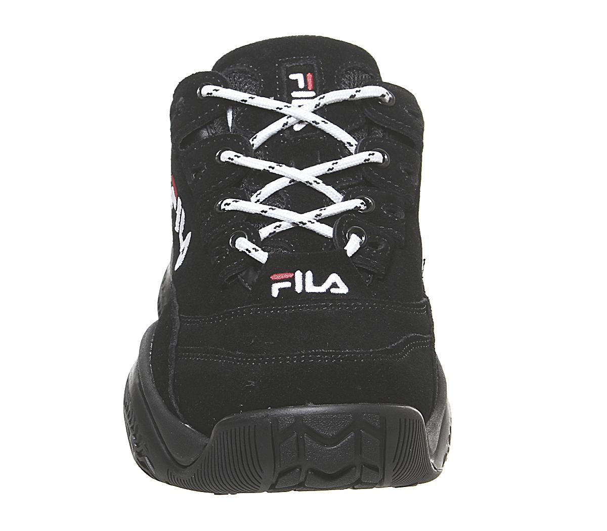 fila black suede