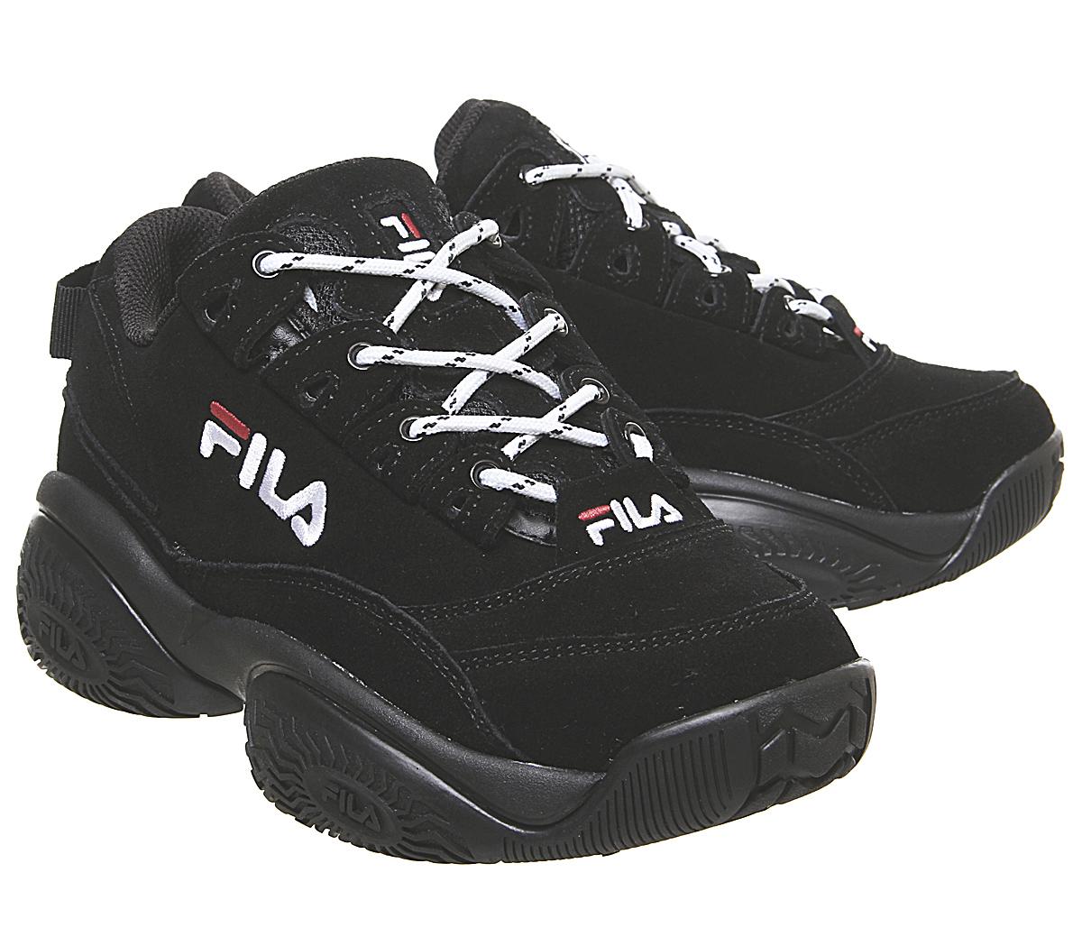 fila black suede