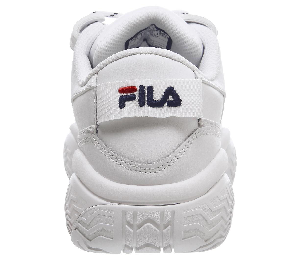 fila provenance white trainers