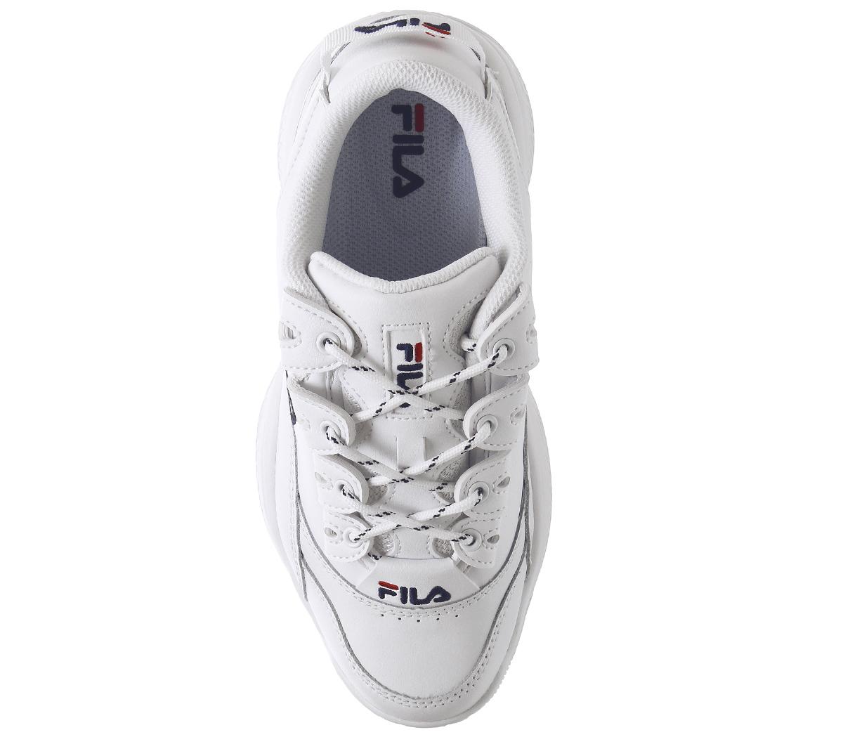 fila provenance white trainers