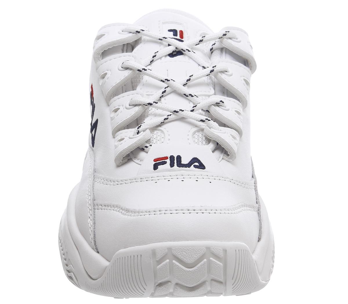 fila provenance white trainers