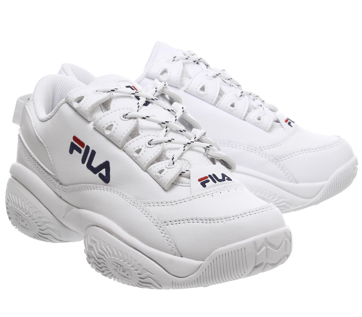 fila provenance white trainers