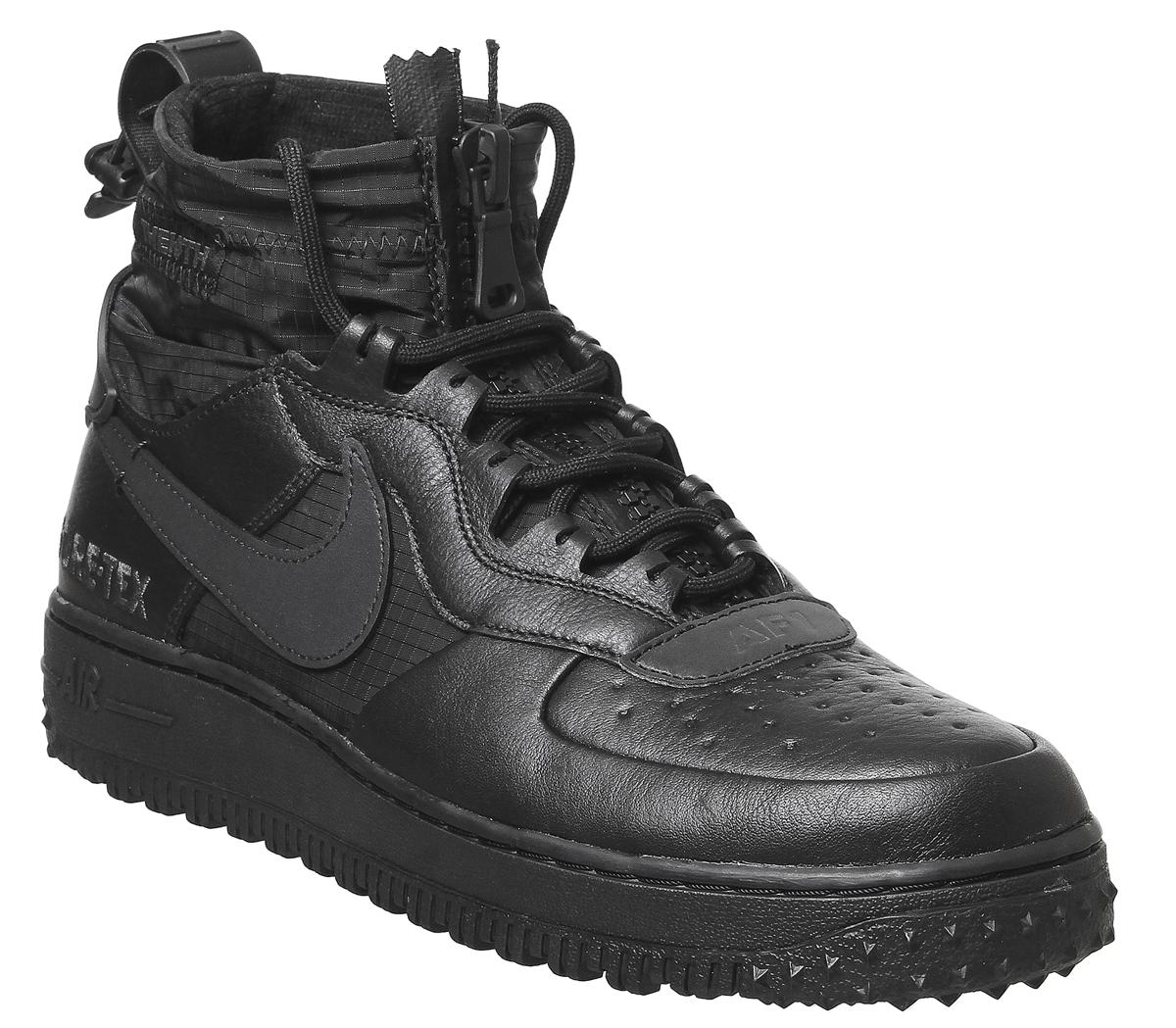 Nike Air Force 1 Wtr Gtx Trainers Black 