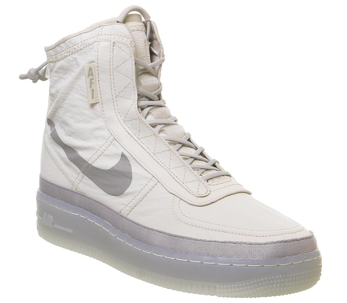 Nike Air Force 1 Shell Trainers Desert 