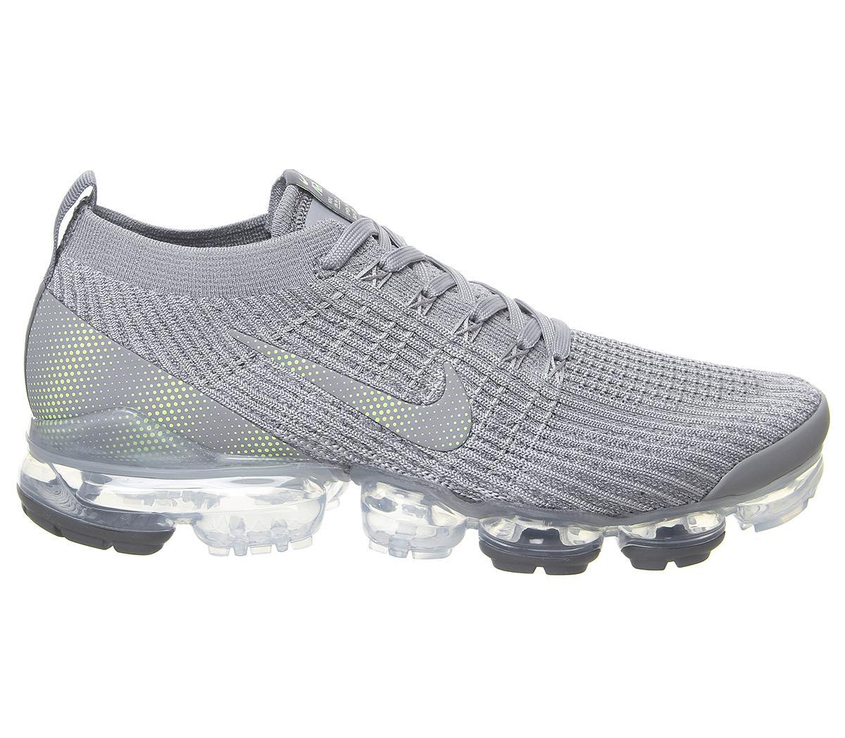 Nike Air Vapormax Fk 3 Trainers Particle Grey Ghost Green Iron Grey ...