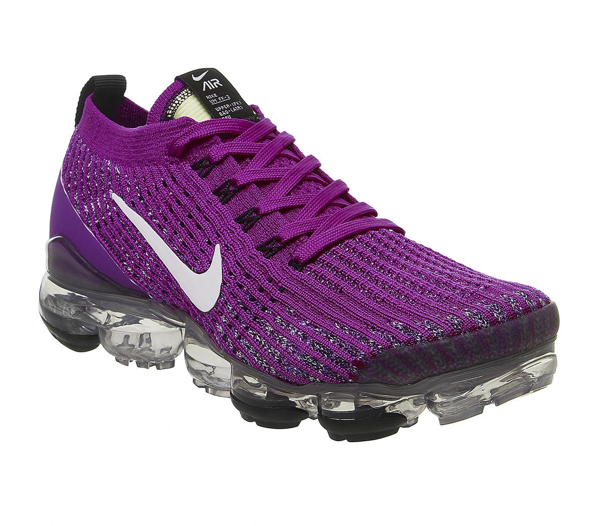 Nike Vapormax Air Vapormax Fk 3 Trainers Vivid Purple White Blue Black ...