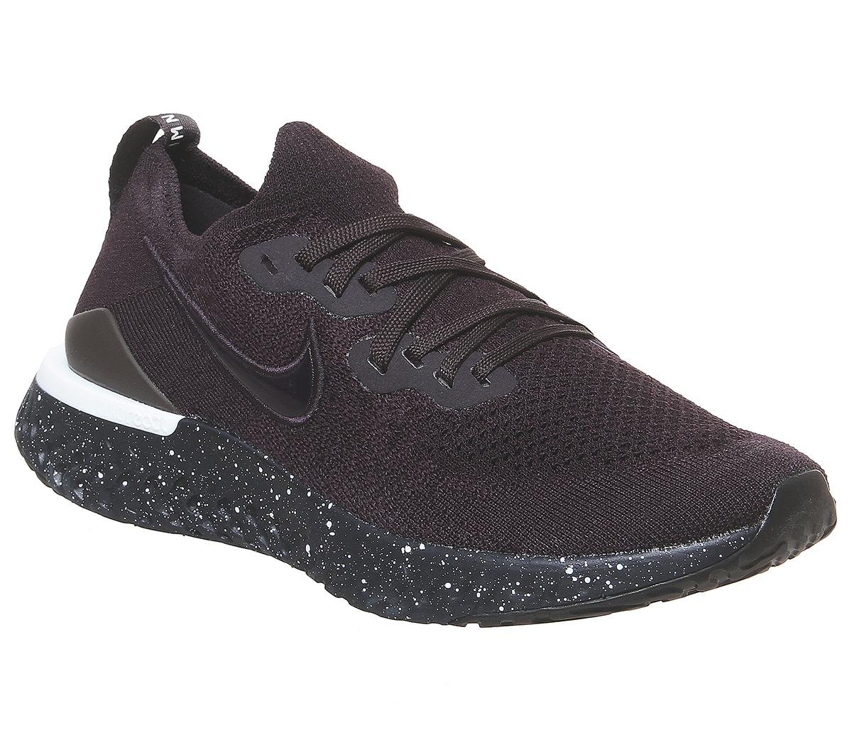 nike epic react flyknit deep burgundy