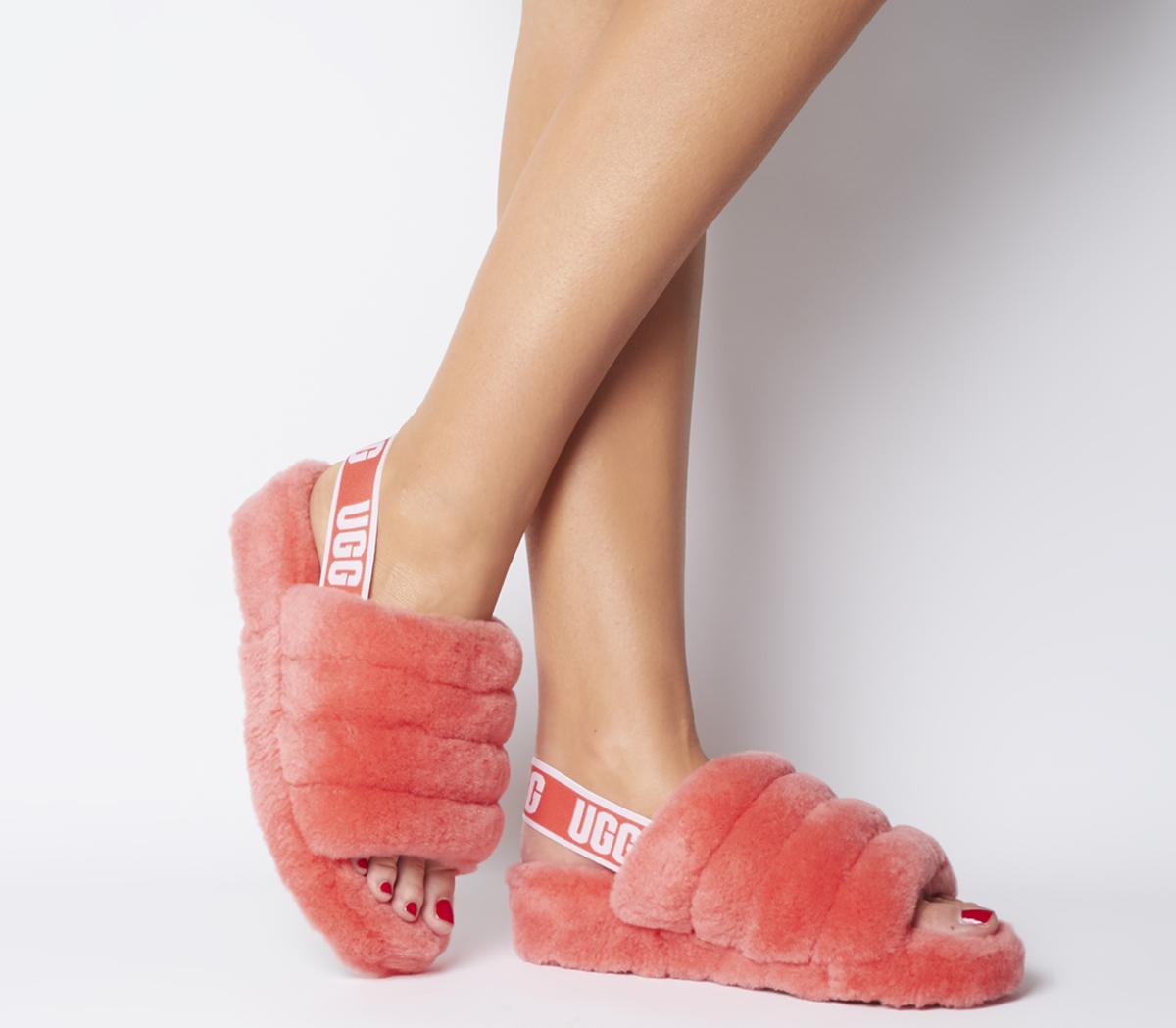 Ugg Womens Oh Fluffita Sheepskin Slippers Sandals | Womens uggs, Sheepskin  slippers, Slipper sandals