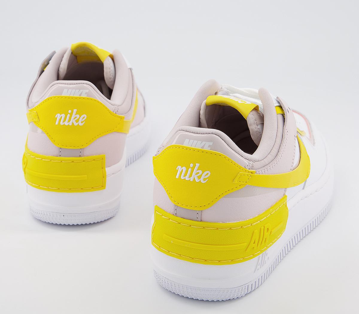 air force 1 shadow white speed yellow barely rose