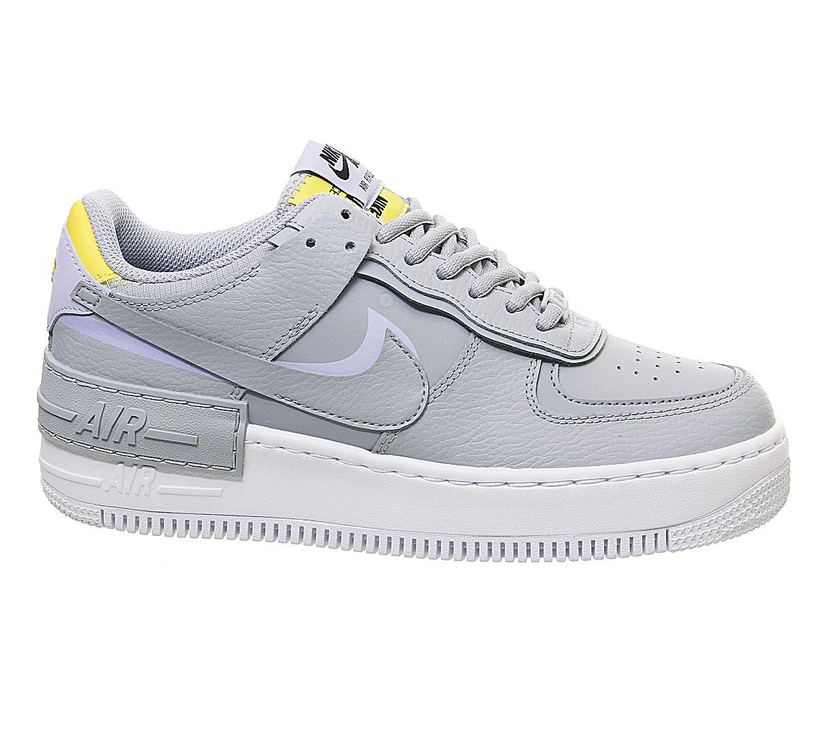 nike air force 1 shadow white grey pink